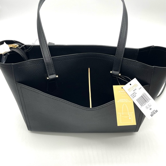 Michael Kors Maisie 3 in 1 Large Pebbled Leather Tote Bag - Picture 5 of 15